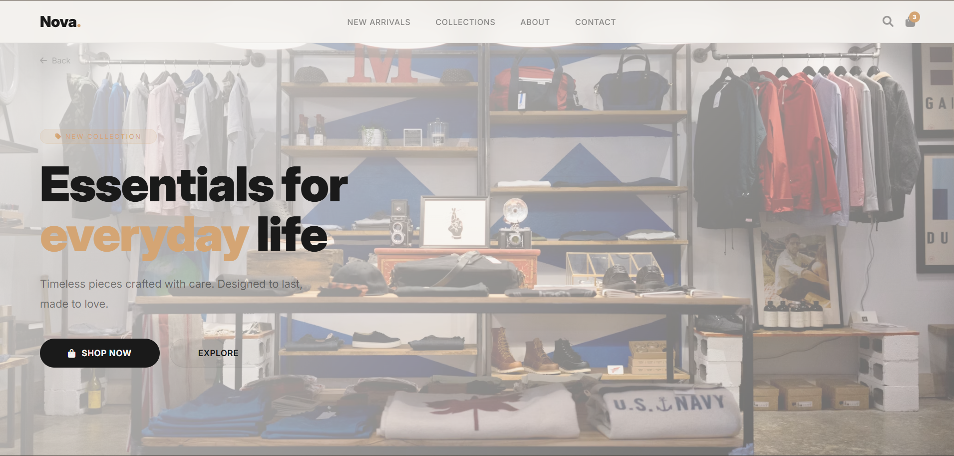 LuxeCart · Modern E-Commerce