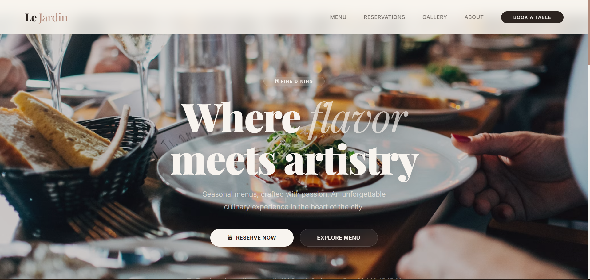 Le Jardin · Gourmet Restaurant
