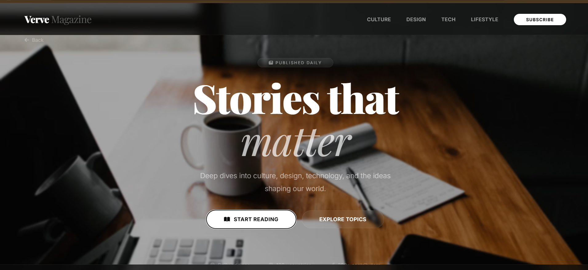 Verve · Modern Tech Magazine